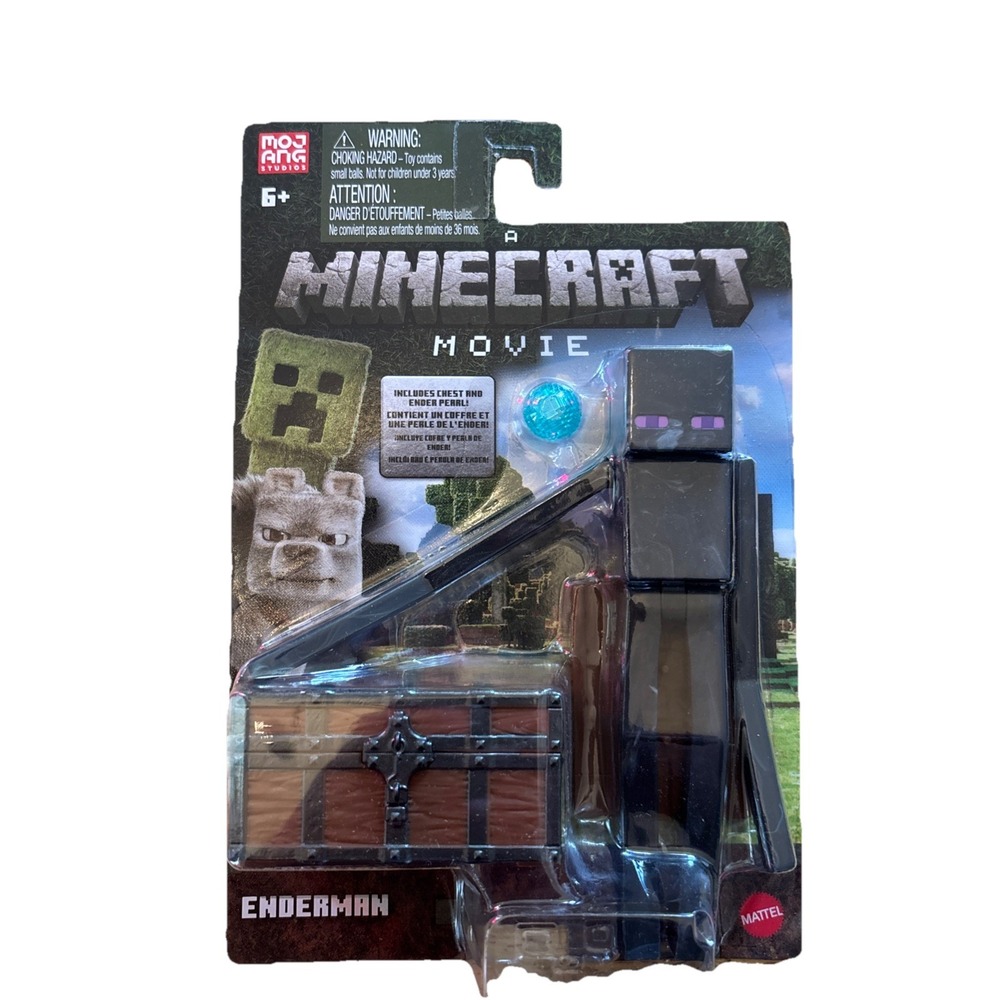 A MINECRAFT MOVIE ENDERMAN Figure‎ 4" Mattel 2025